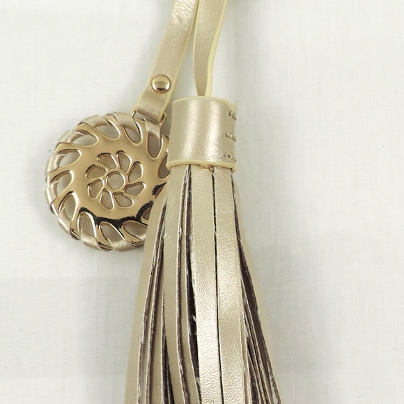 Jack Rogers Tassel Key Fob Key Chain Bag Purse - Picture 3 of 7